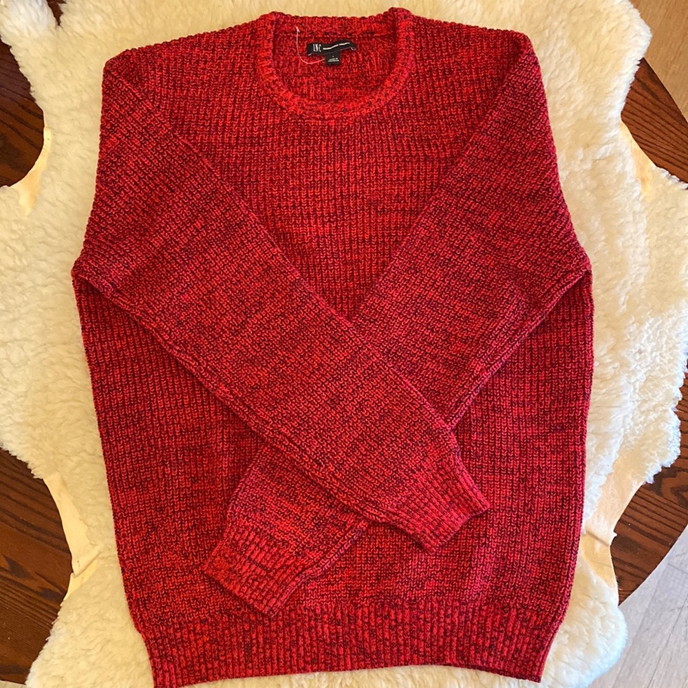 🎅🏼 NWOT INC International Concepts Sweater, Men’s Large, Red